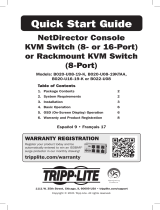 Tripp Lite Select Console & Rackmount KVMs Quick start guide