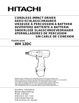 Hitachi WH12DC User manual
