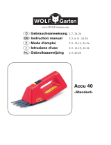 Wolf Garten Accu 40 Owner's manual