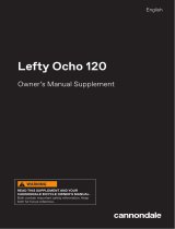 Cannondale Lefty Ocho 120 Owner's manual