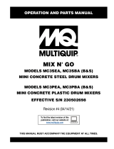 MQ Multiquip MC3-Series-Briggs-Electric-SN-230502698 Operating instructions