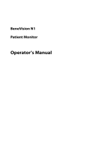 Mindray BeneVision N1 Monitor User manual