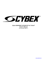 CYBEX Arc Trainer 627A Owner's manual