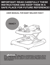 Chipolino Musical baby walker 4 in 1 Fancy Operating instructions