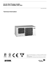 Johnson Controls YORK BCHO-104G Datasheet