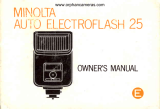Minolta VECTIS 25 Owner's manual