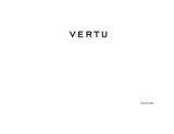 Vertu Constellation RM-389V Quick Manual