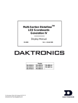 Daktronics DistaView FB-2007-31 Display Manual