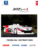 Peugeot 207 Spider Technical Instructions