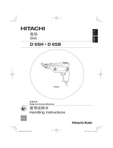 Hitachi D 6SH Handling Instructions Manual