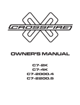 Crossfire C7 Series Owner's manual