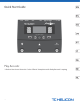 TC-Helicon PLAY ACOUSTIC User guide