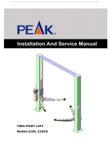 PEAK 210C Installation and Service Manual