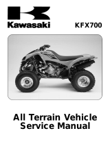 Kawasaki KFX700 User manual