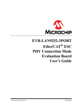 Microchip Technology EVB-LAN9252-3PORT User manual