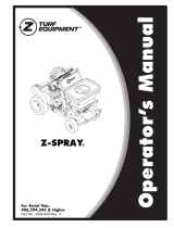 Exmark Z Turf Equipment Z-SPRAY User manual