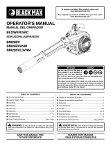 Black Max BM26BV User manual