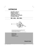 Hitachi RB18DL User manual