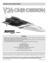 Hobbico AquaCraft V24 One-Design Assembly And Operation Manual