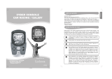 Lexibook JG1500 CYBER CONSOLE CAR RACING- GALAXY User manual