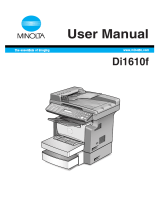 Minolta DI1610F User manual