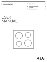 AEG HG694840NB User manual