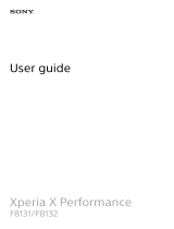 Sony Xperia X Performance User manual