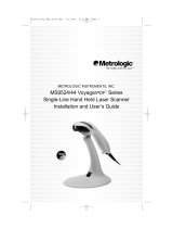 Metrologic Instruments MS9544 VoyagerPDF Series User manual