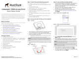 Ruckus Wireless ZoneFlex R500 Quick Setup Manual