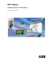 ABB REF 542plus Installation guide