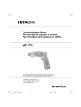 Hitachi Koki WH 7DL User manual