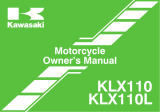 Kawasaki KLX 110 - BROCHURE 2009 Owner's manual