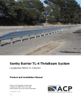 ACP Sentry Barrier TL-4 ThrieBeam System Product And Installation Manual