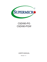 Supermicro C9Z490-PG User manual