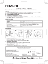 Hitachi UB18D User manual