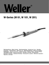 Weller W Series Operating Instructions Manual