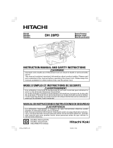 Hikoki DH28PD User manual