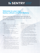 Sentry Lithium Series User manual