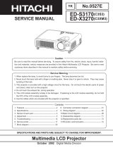 Hitachi ED-S3170 series User manual