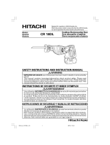 Hitachi CR 18DL User manual