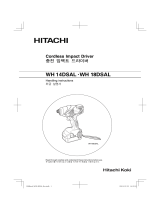 Hitachi Wh 18dsal Handling Instructions Manual
