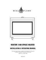 Real Flame VEKTOR 1100 Installation & Operating Manual