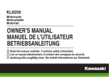 Kawasaki KLX250 D-Tracker X Owner's manual