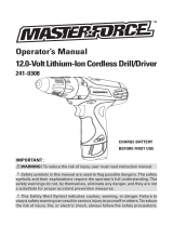 MasterForce 241-0308 User manual