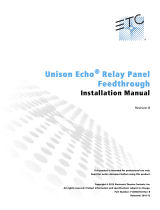 ETC Unison Echo ERP-FT Series Installation guide