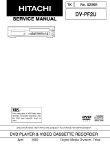 Hitachi DV-PF2U User manual