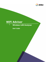 JDS Uniphase WiFi Advisor User manual
