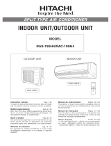 Hitachi RAC-19SH4 User manual