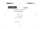 Carlton MX100 Operating instructions