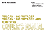 Kawasaki Vulcan 1700 Voyager ABS Owner's manual